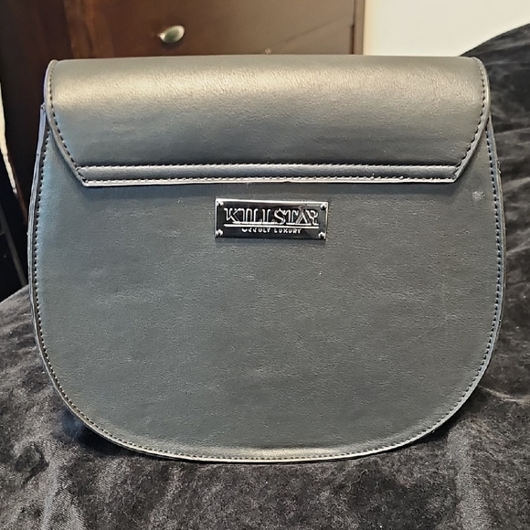 Killstar Black Embossed Crossbody Bag - Picture 3 of 7